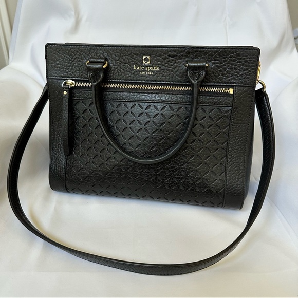 Kate Spade Black Perri Lane Romy Satchel with Removable Crossbody Strap - Picture 5 of 12